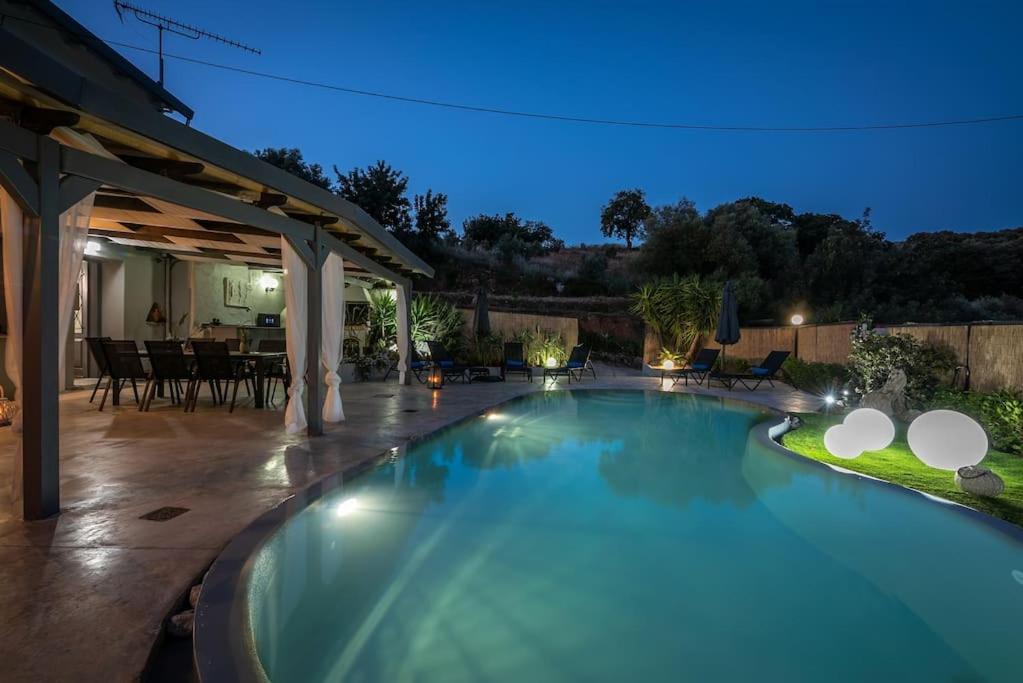 Вилла Casa Del Miele, Private Pool, Bbq, Mountain View. Alikianos Экстерьер фото